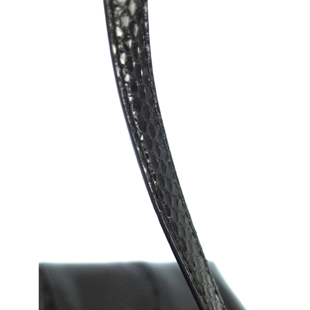 Bottega Veneta Python Chain Shoulder Bag Black - image 5